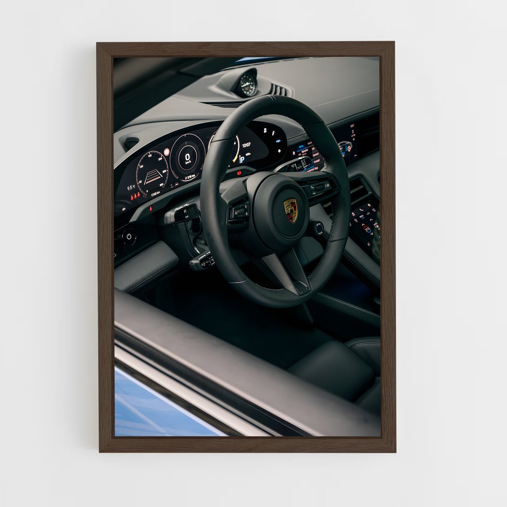 Poster Intérieur Électrisant – affiche Porsche (vue 5)